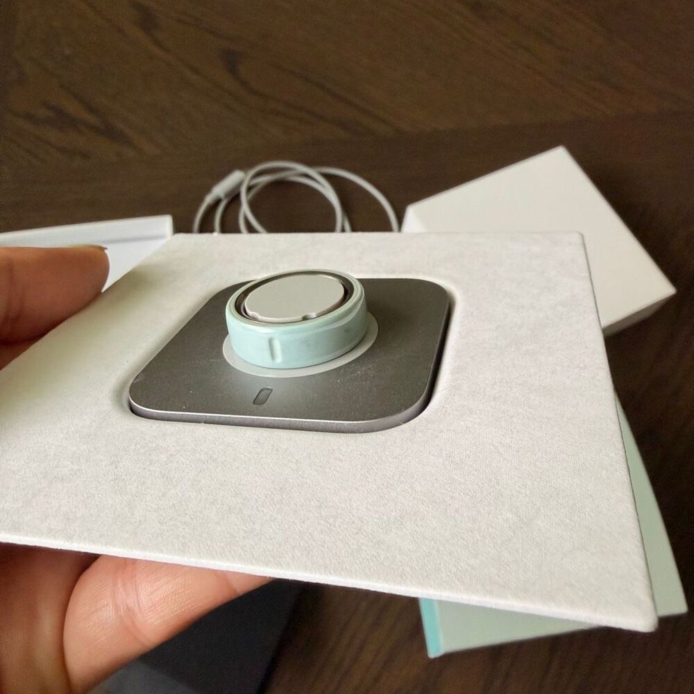 Oura Ring 4 Ceramic Tide Excellent Used Condition Smart Sensing Health Tracker - Picture 3 of 6